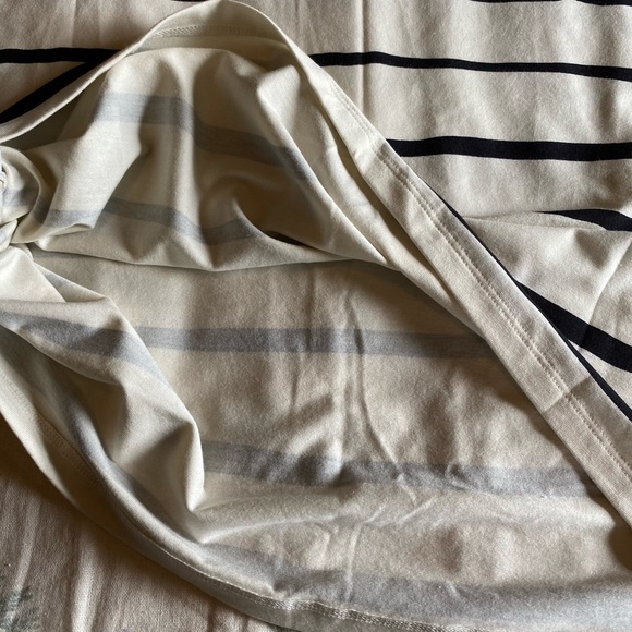 NWT Theory Striped T-Shirt Dress - Picture 10 of 11